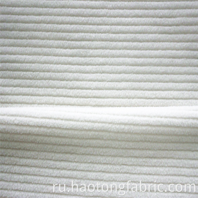 Dyed Poly Brushed Knit Fabric